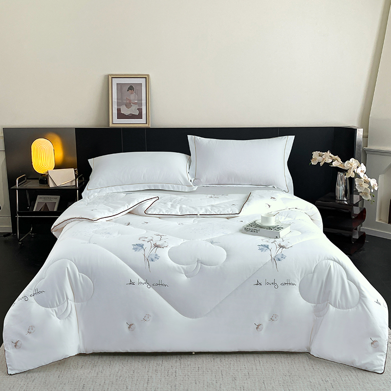 雅鹿全棉新疆棉花被2*2.3米6斤（单位：床） 白色